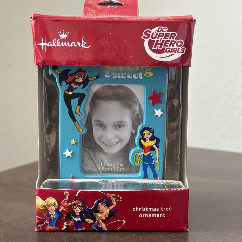 Hallmark DC Super Hero Girls‎ Photo Frame Christmas Tree Ornament New